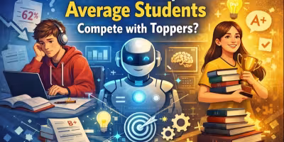 Can AI Help Average Students Compete with Toppers?